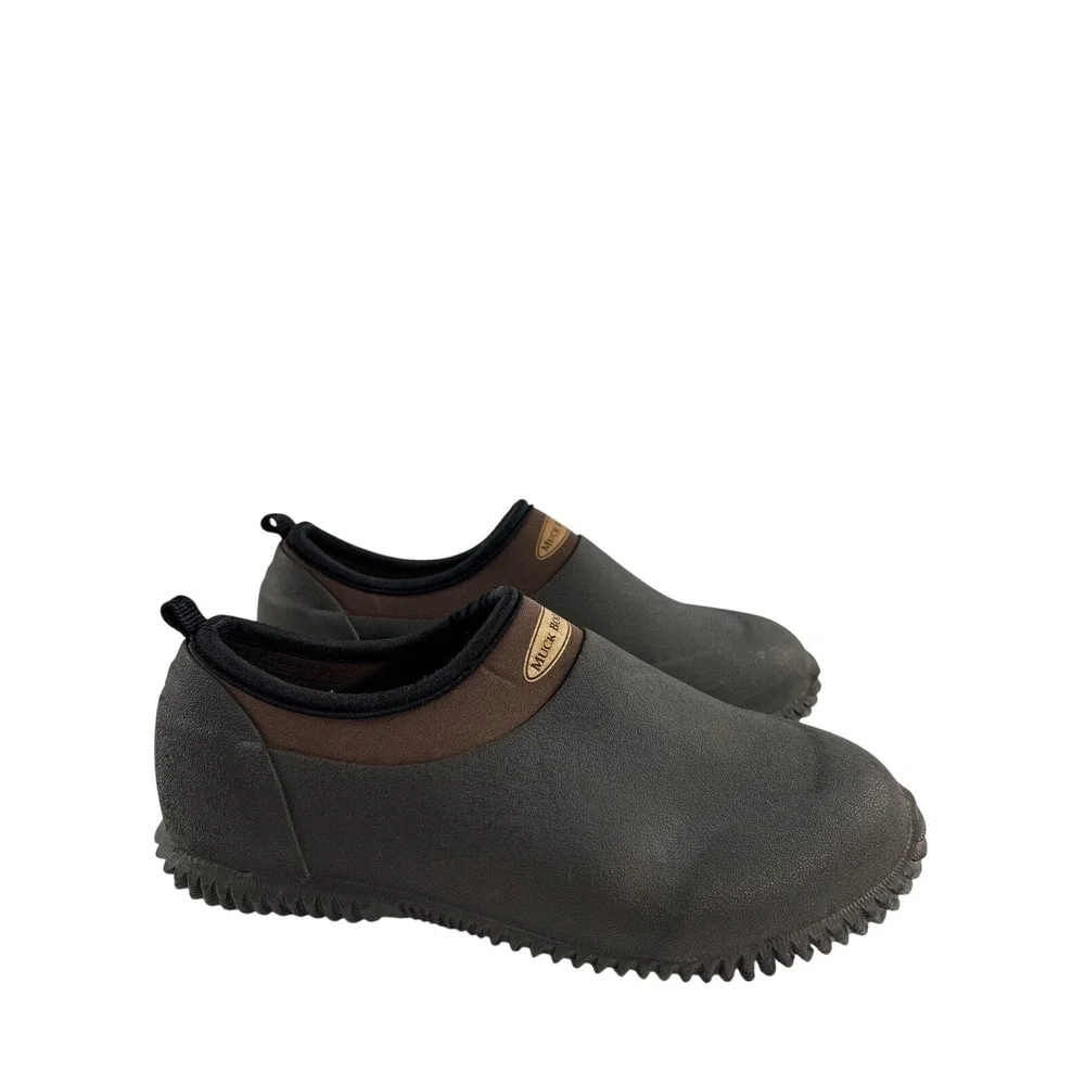 Muck Boot Co Unisex Garden Shoes Brown Tan Slip On‎ Waterproof Men's 6 Women's 7